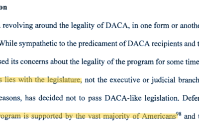 Devastating Ruling for DACA Requires Unified Call for Congress to Act