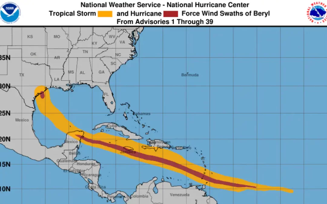 Hurricane Beryl Enters the US without a CPB One Appointment